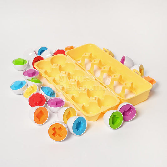 Montessori Geometrikus Tojás játék